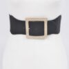 Rhinestone Buckle Elastic Belt – 3.25in Wide