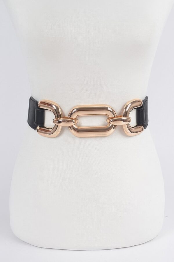 Mixed Chain Waist Belt – Layered Metallic Texture