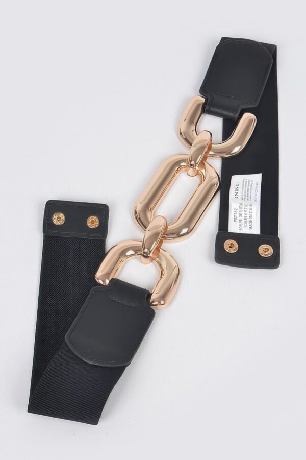 Mixed Chain Waist Belt – Layered Metallic Texture