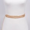 Three-Layer Chain Belt – Iron Layered Waist Chain