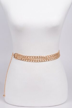 Three-Layer Chain Belt – Iron Layered Waist Chain