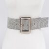 Wide Stone-Effect Plus Size Waist Belt