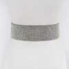 Wide Stone-Effect Plus Size Waist Belt