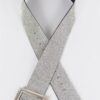 Wide Stone-Effect Plus Size Waist Belt