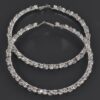 Oversized Hoop Earrings – 4 x 4 inch Statement Hoops
