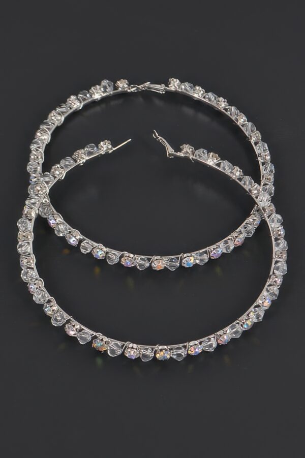 Oversized Hoop Earrings – 4 x 4 inch Statement Hoops