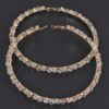 Oversized Hoop Earrings – 4 x 4 inch Statement Hoops