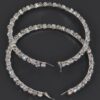 Oversized Hoop Earrings – 4 x 4 inch Statement Hoops