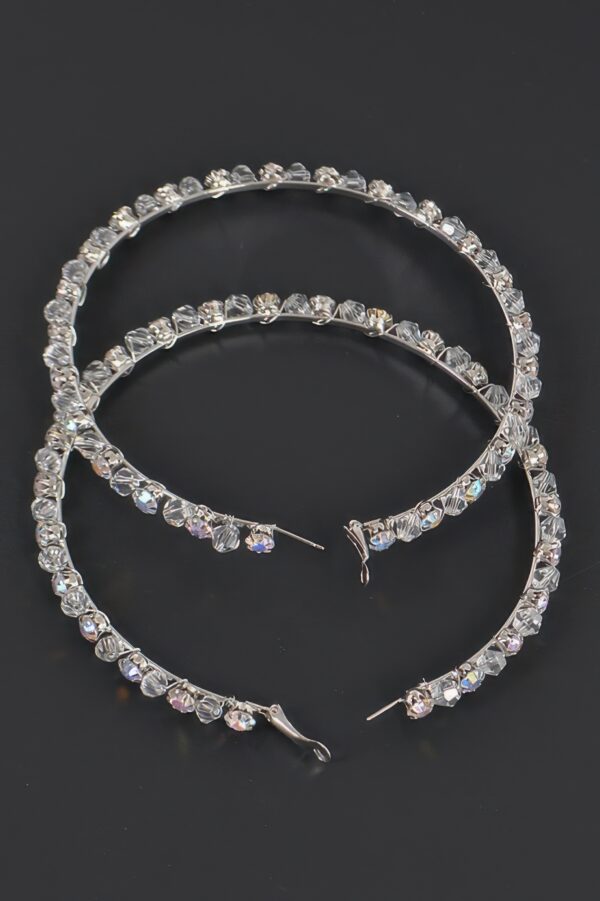 Oversized Hoop Earrings – 4 x 4 inch Statement Hoops