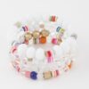 Multi Bead Bracelet – Rounded Textured Beads