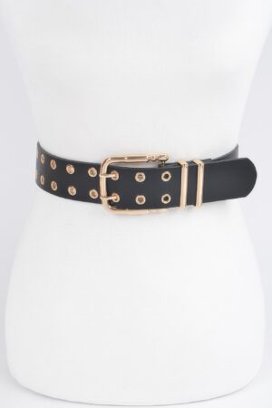 Faux Leather Belt – Structured Minimal Silhouette