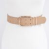 Faux Leather Belt – Structured Minimal Silhouette