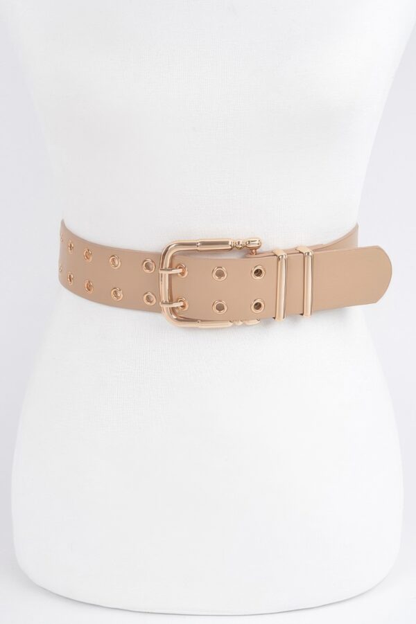 Faux Leather Belt – Structured Minimal Silhouette