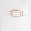 Faux Leather Belt – Structured Minimal Silhouette