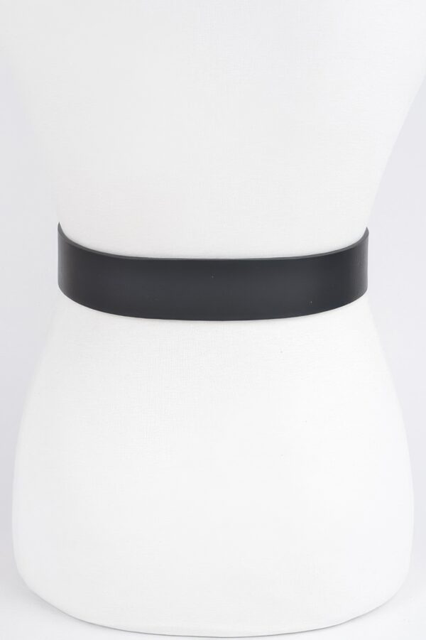 Faux Leather Belt – Structured Minimal Silhouette