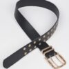 Faux Leather Belt – Structured Minimal Silhouette