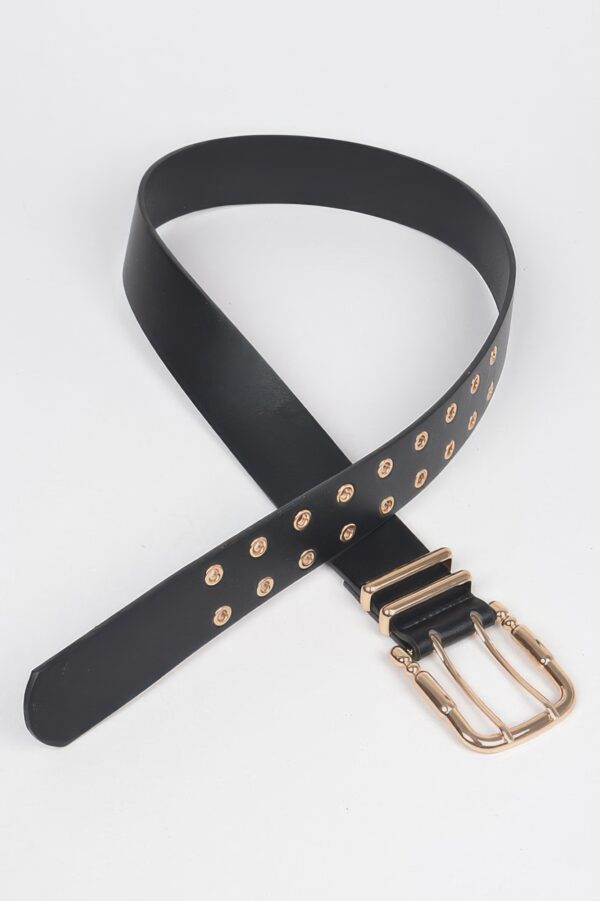 Faux Leather Belt – Structured Minimal Silhouette