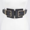 Waist Ring Belt with Modern Ring Accent