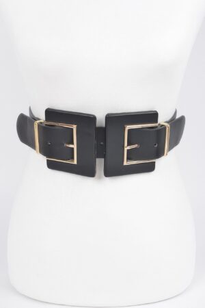 Waist Ring Belt with Modern Ring Accent