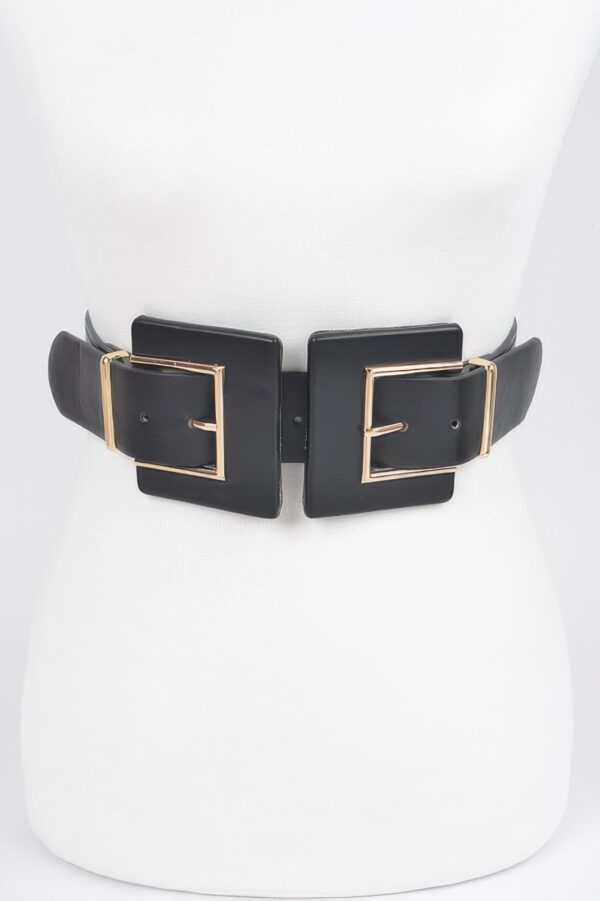 Waist Ring Belt with Modern Ring Accent