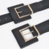 Waist Ring Belt with Modern Ring Accent