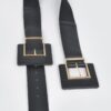 Waist Ring Belt with Modern Ring Accent