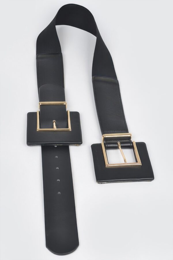 Waist Ring Belt with Modern Ring Accent
