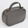 Structured Top-Handle Novelty Bag – Mixed Metal Accents