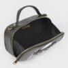 Structured Top-Handle Novelty Bag – Mixed Metal Accents