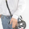 Structured Top-Handle Novelty Bag – Mixed Metal Accents