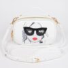 Structured Top-Handle Novelty Bag – Mixed Metal Accents