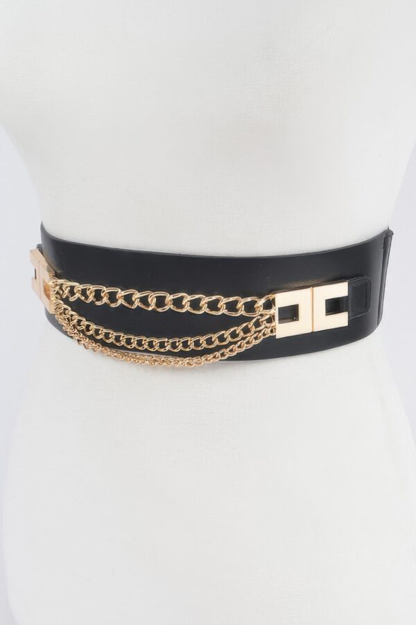 Multi-Layer Chain Plus-Size Elastic Belt