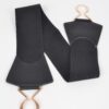 Plus-Size Wide Faux Leather Elastic Belt