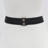 Oversized Chain-Detail Plus-Size Elastic Belt