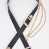 Plus Size Removable Chain Belt – Alloy & PU