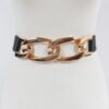 Oversize Chain Elastic Belt – Chain-Inspired Accent