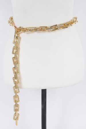 Link Chain Belt – Slim Plastic Chain Accent