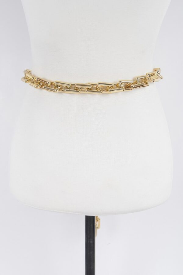 Link Chain Belt – Slim Plastic Chain Accent