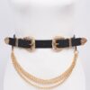 Removable Chain Belt – Slim Alloy & Polyurethane
