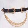 Removable Chain Belt – Slim Alloy & Polyurethane