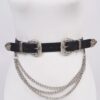 Removable Chain Belt – Slim Alloy & Polyurethane
