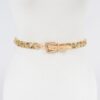 Oversized Chain Buckle Belt with Layered Chains