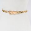 Oversized Chain Buckle Belt with Layered Chains