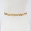 Oversized Chain Buckle Belt with Layered Chains