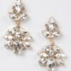 Multi-Stone Party Earrings – Clustered Sparkle