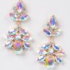 Multi-Stone Party Earrings – Clustered Sparkle