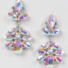 Multi-Stone Party Earrings – Clustered Sparkle