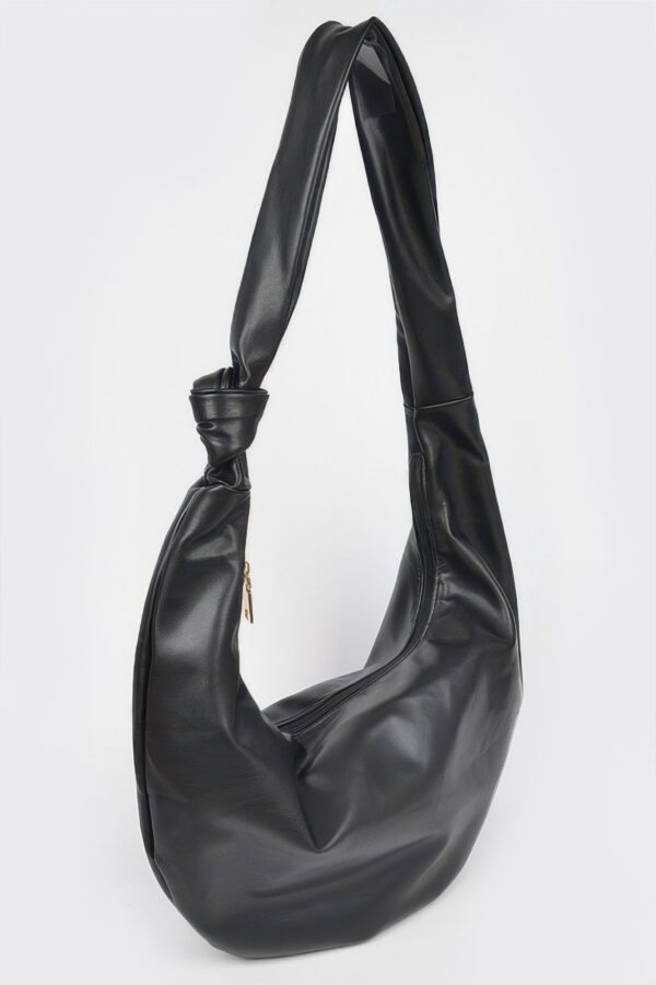 Faux Leather Hobo Bag – Soft Slouch Silhouette
