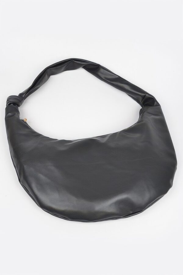 Faux Leather Hobo Bag – Soft Slouch Silhouette