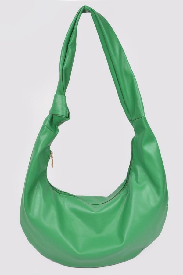 Faux Leather Hobo Bag – Soft Slouch Silhouette